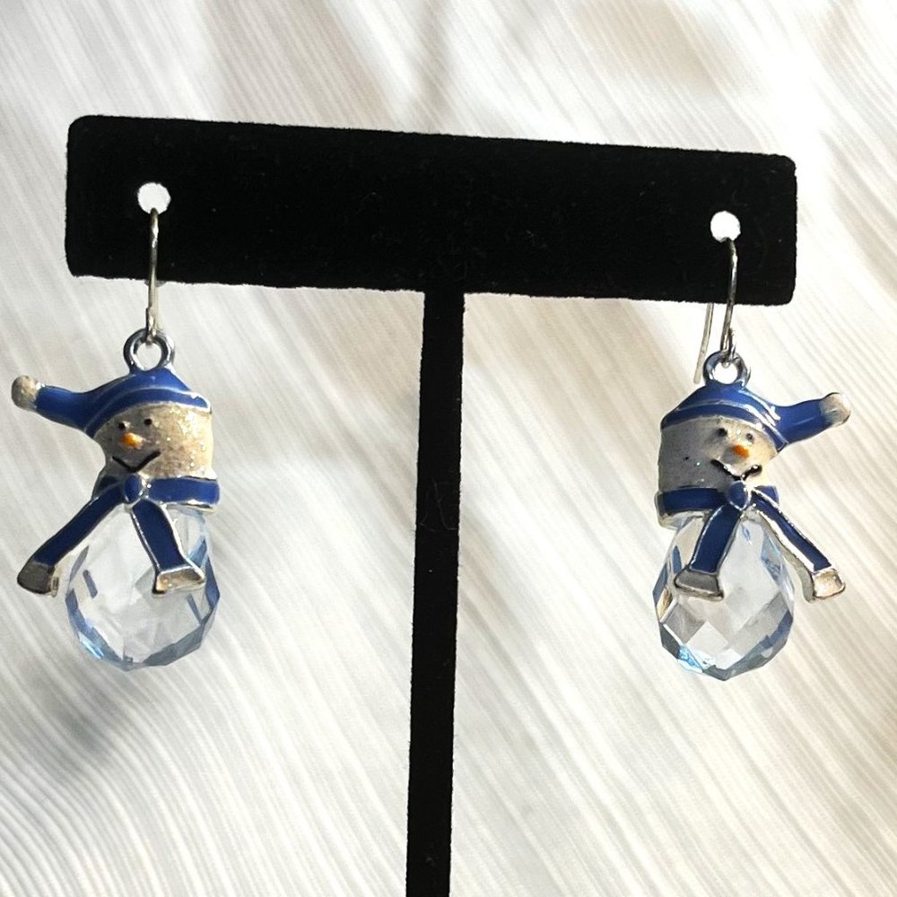 Snowman Earrings